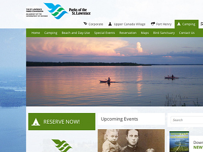 St. Lawrence Parks Websites Refresh