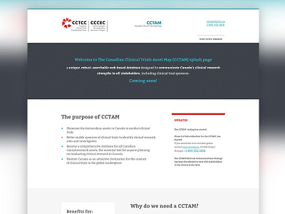 Clinical Trials Simple Landing Page