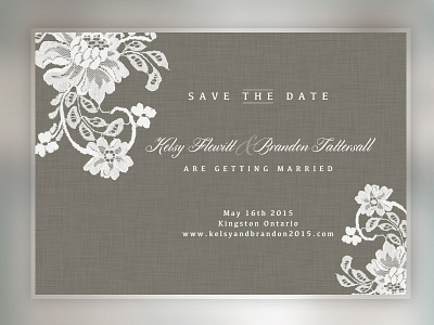 Save The Date Idea design graphic design invite lace paper print save the date texture wedding