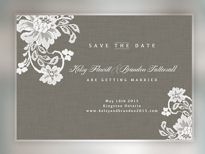 Save The Date Idea