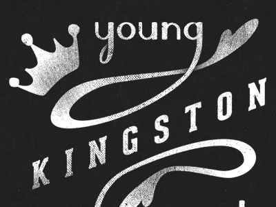 Kingston Young Professionals Group Logo hand drawn identity lettering logo typography