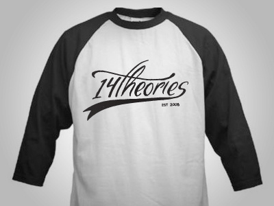 14 Theories Baseball Tee Idea baseball hand drawn hand lettered lettering print screen print t shirt tee tee shirt tshirt typography