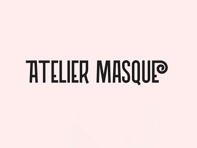 Atelier Masque 😷 app artwork branding covid19 creation design illustration logo mask masque packaging typography ui ux visual design web website