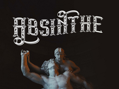 Absinthe brand bottle🍸 absinthe bottle branding design identité graphique illustration logo packaging