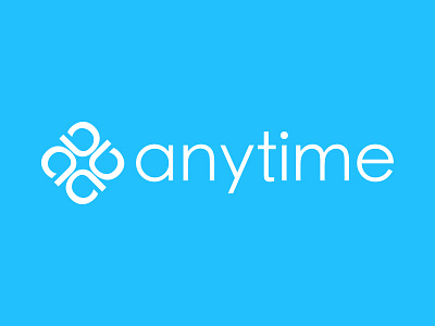 Logo Anytime 🚀 anytime app bank banque en ligne branding create finance ios le compte anytime logo mastercard startup