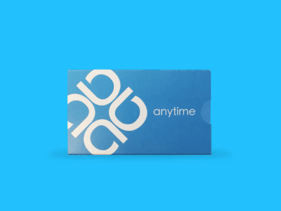New Packaging for Anytime anytime bank branding card mastercard finance le compte anytime packaging
