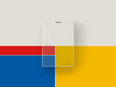 Mondrian for Taschen book book cover branding creation design illustration mondrian packaging taschen
