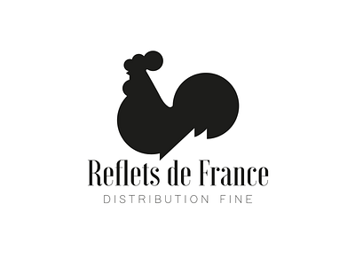 Reflets de France - Distibution Fine branding creation design illustration logo packaging