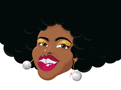 Disco Diva illustration illustrator vector