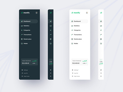 Sidebar Navigation - Dashboard