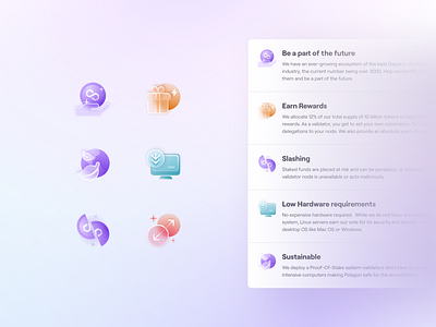 🟡 UI icons part-III for Polygon website