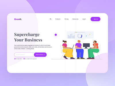 Product Landing Page UI