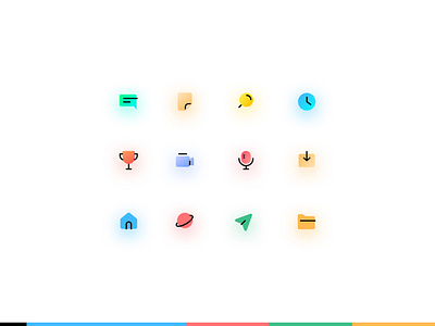 Candy Styled Icons 😋 candy design dribbble icon icon set iconography icons icons pack illustration illustrator logo muzli ui usemuzli