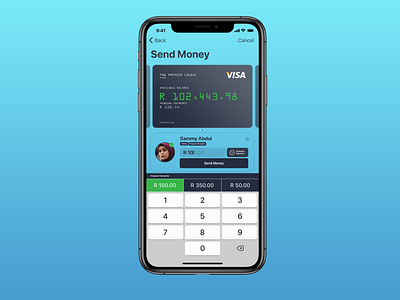 Send Money Quick UI Sketch