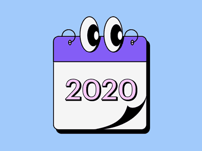 MeuNu 2020 animation calendar character date eye illustration lottie motion graphics nubank vector