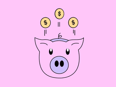 MeuNu 2020 animal animation bank banking coins finances illustration lottie money motion graphics nubank pig savings vector