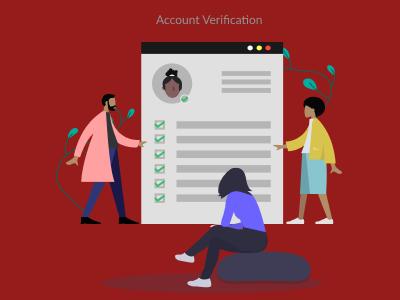 Account-Verification app figma illustration ui vector website