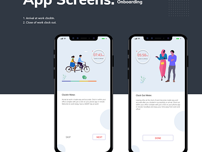 ClockIn app onboarding