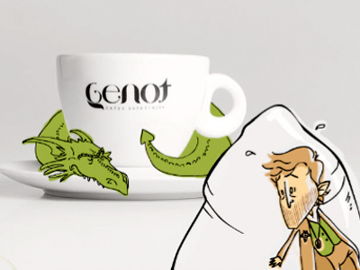Genot Series - Lord of the Rings alencar bilbo dragon frodo gandalf genot gollum illustration lotr natsy precious vector