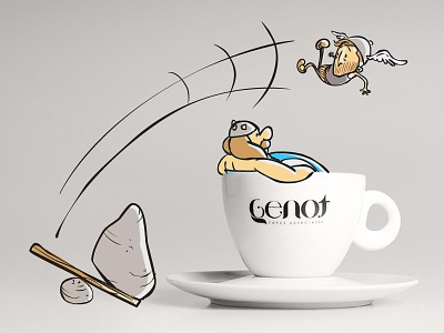 Genot Series - Asterix & Obelix alencar asterix criativo genot illustration natsy obelix ponto