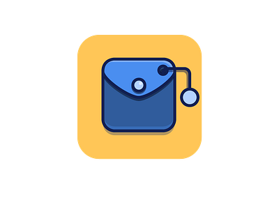 Wallet Icon app flat icon vector wallet