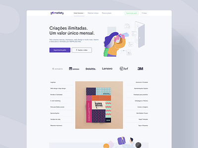 Gomarkety - Website layout animation branding clean design ecommerce gomarkety illustration logo marketing ui user interface user interfaces vector web design website