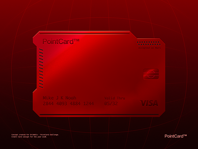 Metal Credit Card - Mars Civilization 2120 Concept
