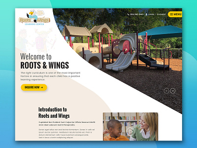 Roots And Wings Learning Center branding css3 design html5 icon illustration logo photoshop responsive design responsive html typography ui ui ux uiuxdesign userinterface ux web web design wordpress design wordpress development