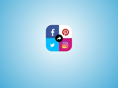 Social Media Share Button daily ui mobile responsive share button social media ui ux visual design web