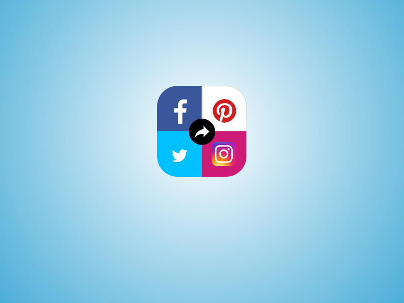 Social media share button