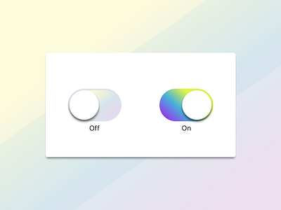 On/Off Button button daily ui mobile onoff switch ui ux visual design