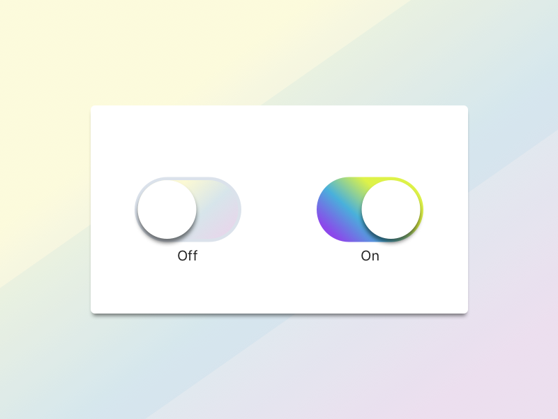 On/Off Button by Brittany Ross on Dribbble