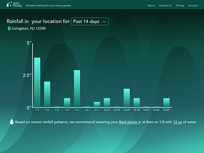 Rainfall Analytics Chart