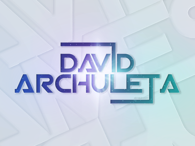 Nebula Typography Wallpaper celebrities artists nebula burst blue turquoise lights david archuleta typography galaxy