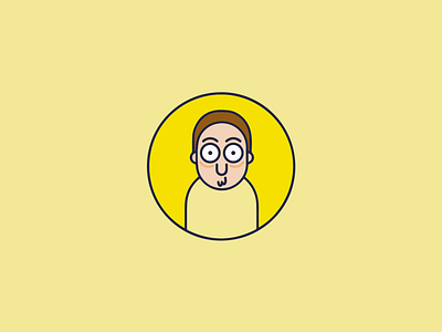 Morty (Rick and Morty) icon illustrator rick and morty