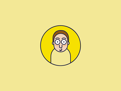 Morty (Rick and Morty) icon illustrator rick and morty
