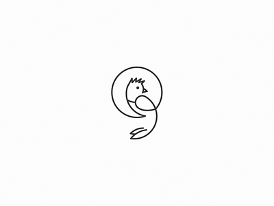 The "Quetzal" bird bird icon bird logo brand design branding design flat icon isotype logo logo design minimal vector