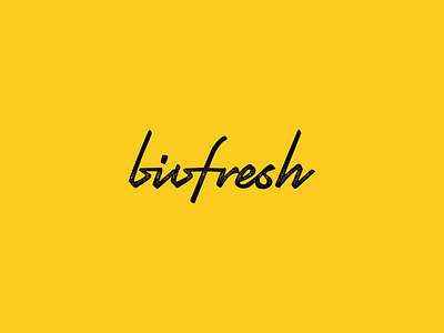 biofresh animation branding design flat logo logodesign logotype vector