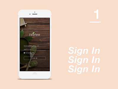 Daily UI - Day 1 1 daily day in page sign ui