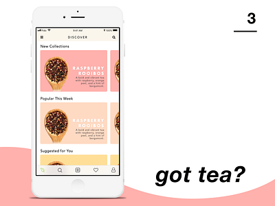 Daily UI - Day 3 Landing Page 3 app daily day landing page screen tea ui