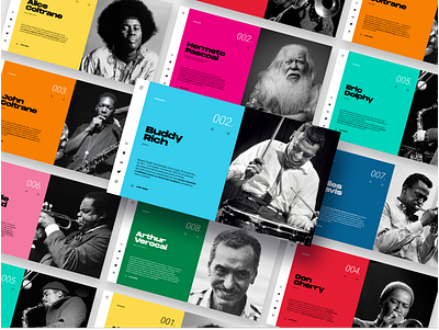 Jazzpedia branding design encyclopedia hero herobanner jazz landingpage music photo ui visual