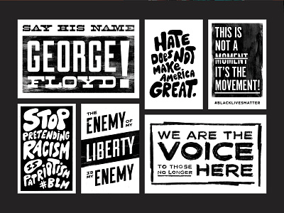 Black Lives Matter | Protest Posters art for good black and white black lives matter blm poster protest protest signs typography