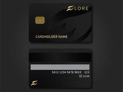 Credit Card Mock - Lore