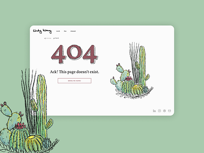 Daily UI 008: 404 Page