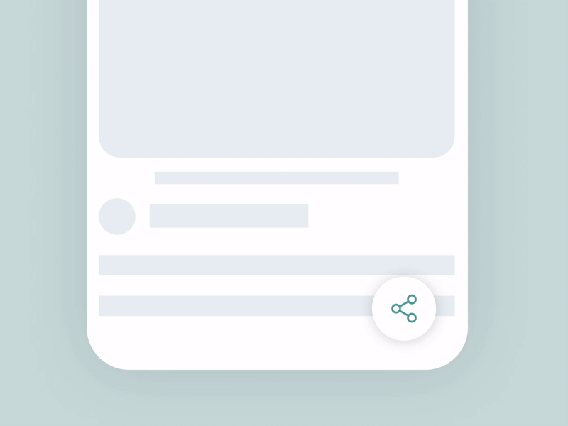 Daily UI 010: Share Button 010 after effects animated button challenge clean daily ui daily ui 010 dailyui design figma gif icon mobile simple social share ui vector