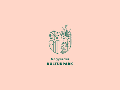 Logo design concept for zoo and amusement park