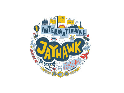 International Jayhawk Festival 2018 festival global icons international jayhawk ku logo
