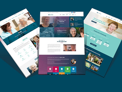 Website designs for Aged Care Providers digital design digital designer ui web design website design