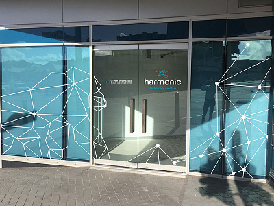 Signage design for Harmonic