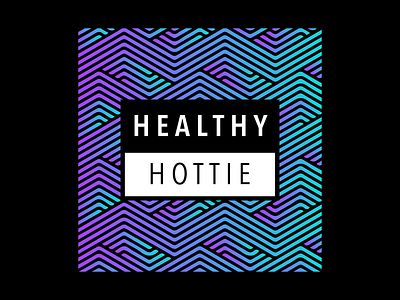 Healthy Hottie Logo illustrator logo ux